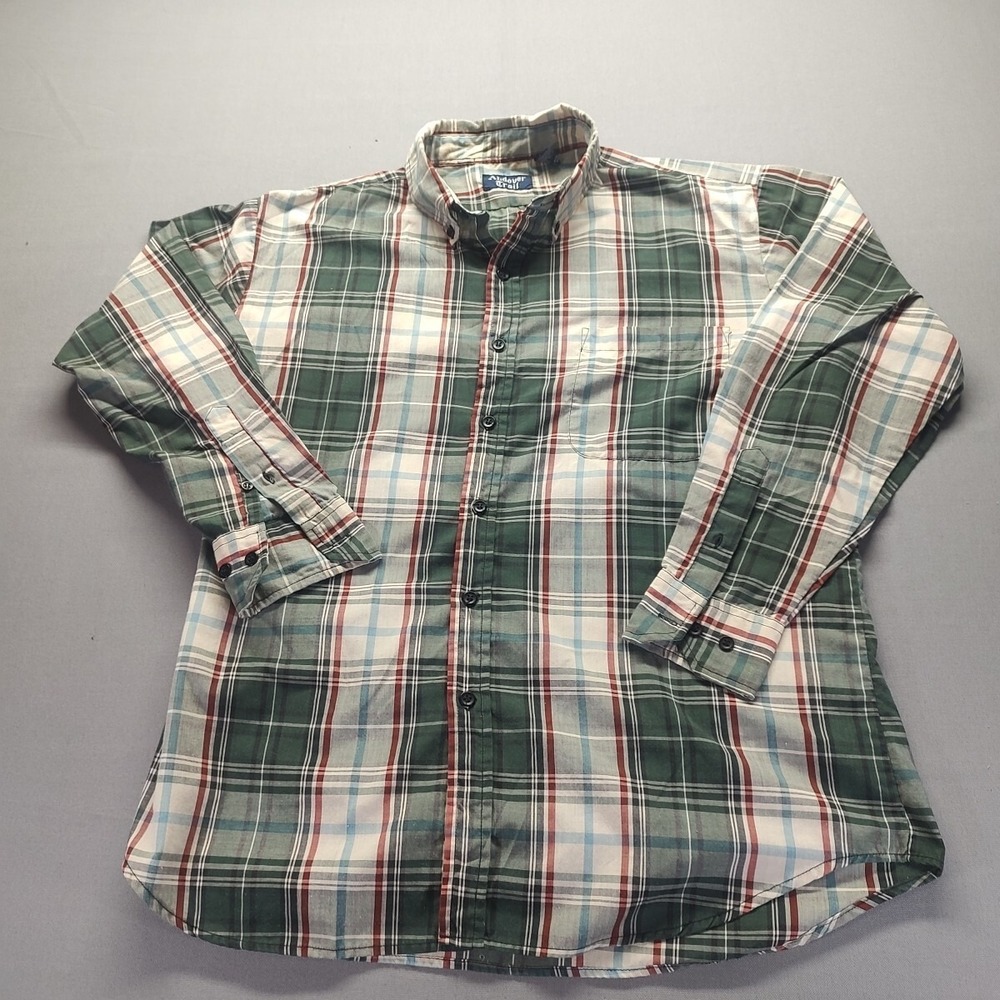 Andover Trail Men's Dress Shirts Size Large‎ Multicolor